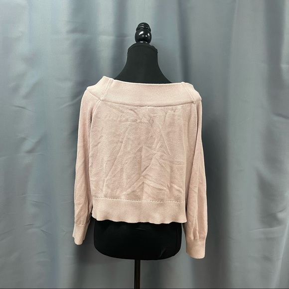 Divided- Pink off shoulder knit sweater - Picture 4 of 4